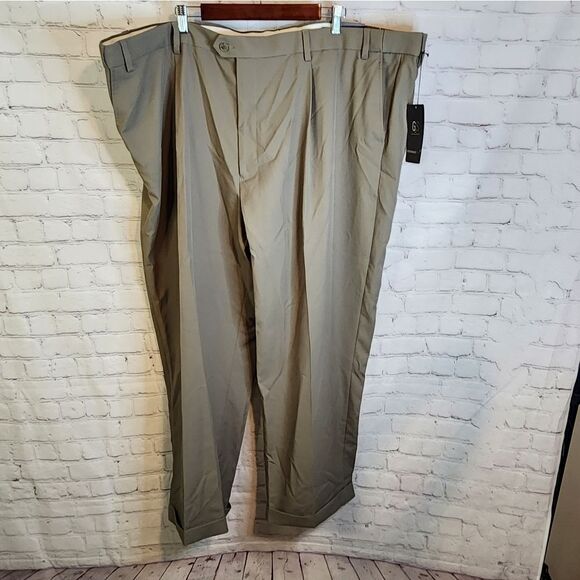Men's GS "Performance pants" khaki dress pants, size 54 X 32 - Picture 1 of 5